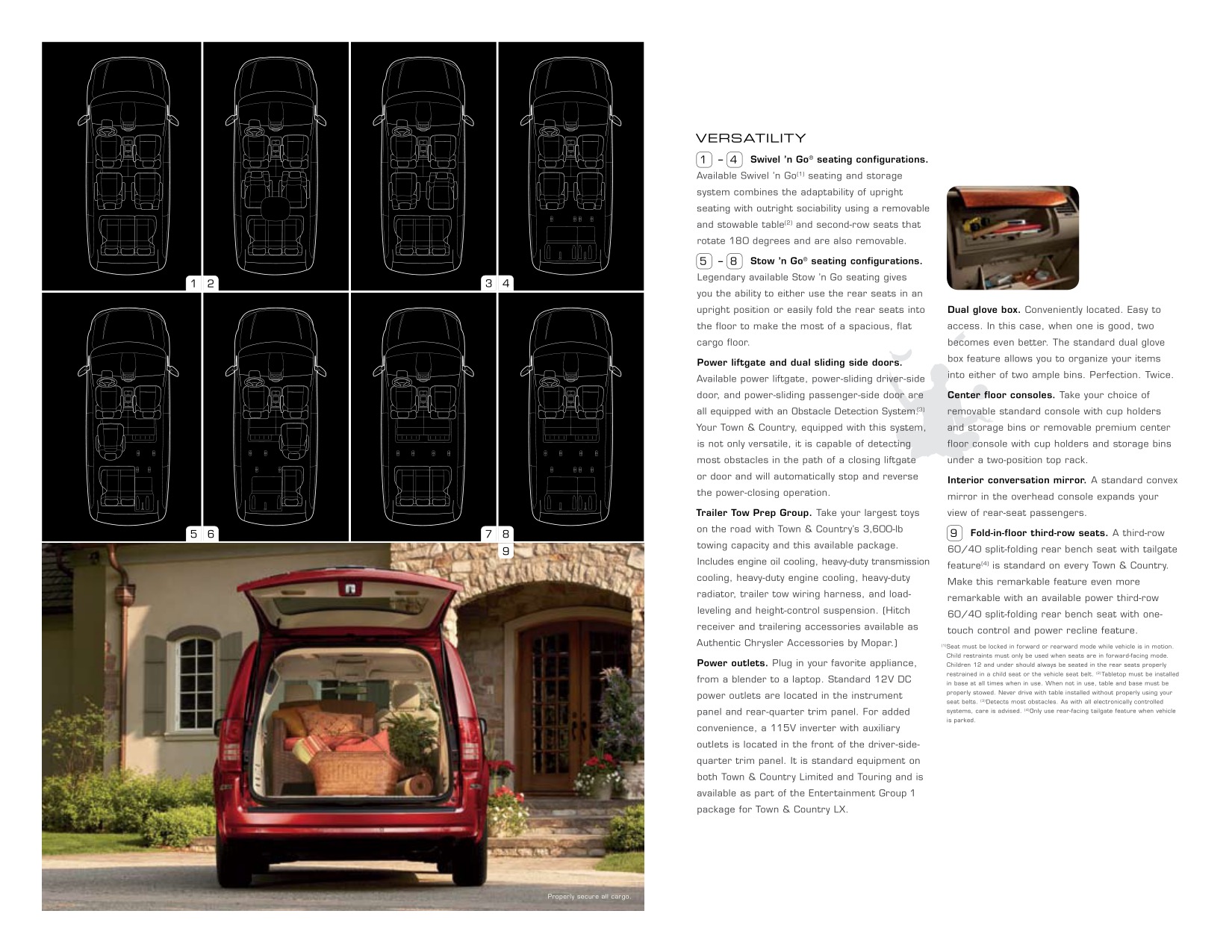 2009 Chrysler Town & Country Brochure Page 10